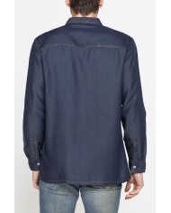 CAMICIA MANICA LUNGA IN LYOCELL EFFETTO DENIM