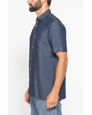 CAMICIA ESTIVA IN LYOCELL EFFETTO DENIM