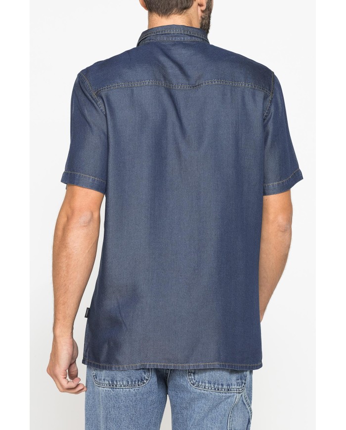 CAMICIA ESTIVA IN LYOCELL EFFETTO DENIM