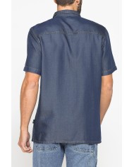 CAMICIA ESTIVA IN LYOCELL EFFETTO DENIM