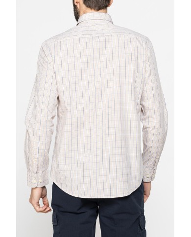 CAMICIA BUTTON-DOWN CON MANICA LUNGA E TASCHINO