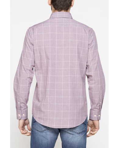 CAMICIA BUTTON-DOWN CON MANICA LUNGA E TASCHINO