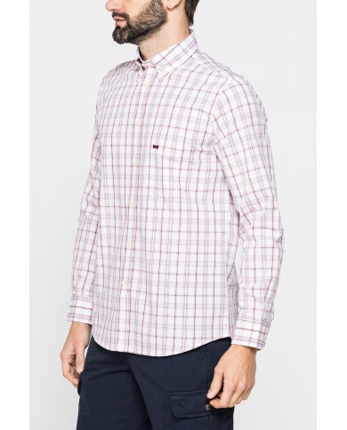 CAMICIA BUTTON-DOWN CON MANICA LUNGA E TASCHINO