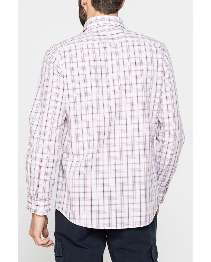 CAMICIA BUTTON-DOWN CON MANICA LUNGA E TASCHINO
