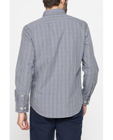 CAMICIA BUTTON-DOWN CON MANICA LUNGA E TASCHINO