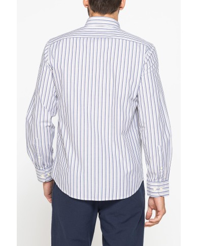 CAMICIA BUTTON-DOWN CON MANICA LUNGA E TASCHINO