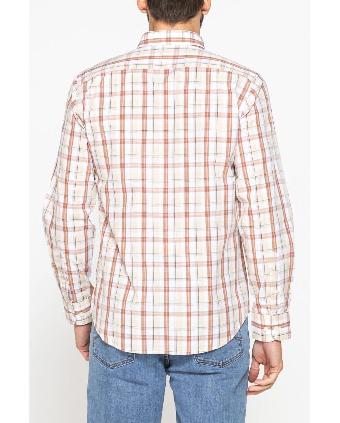 CAMICIA BUTTON-DOWN CON MANICA LUNGA E TASCHINO