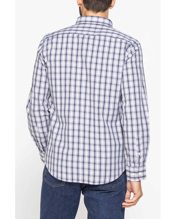 CAMICIA BUTTON-DOWN CON MANICA LUNGA E TASCHINO