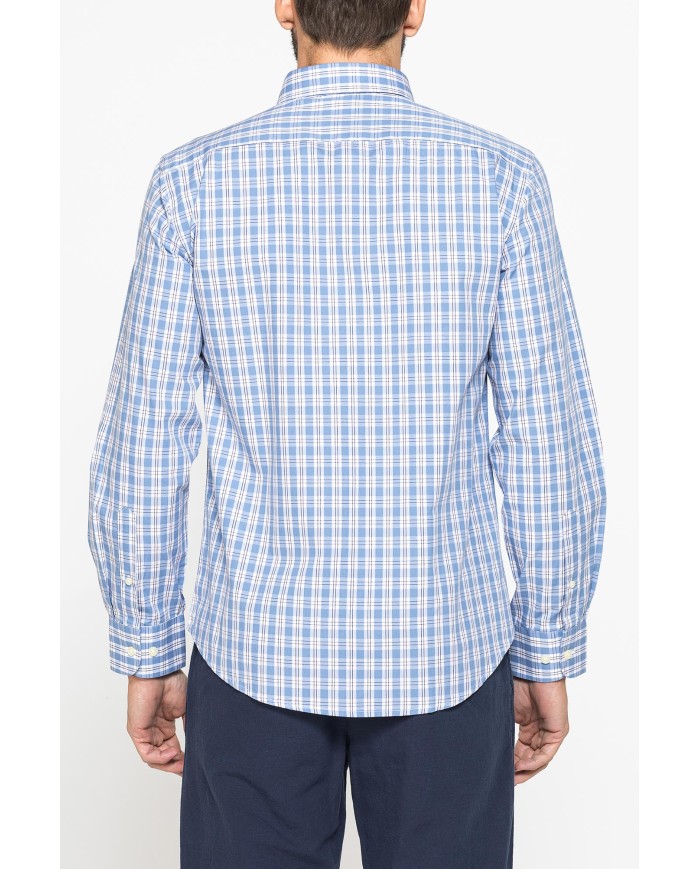 CAMICIA BUTTON-DOWN CON MANICA LUNGA E TASCHINO