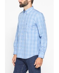 CAMICIA BUTTON-DOWN CON MANICA LUNGA E TASCHINO CAMICIA BUTTON-DOWN CON MANICA LUNGA E TASCHINO