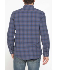CAMICIA FANTASIA IN FLANELLA LEGGERA CON PREGIATO FILATO MELANGE CAMICIA FANTASIA IN FLANELLA LEGGERA CON PREGIATO FILATO MELANGE
