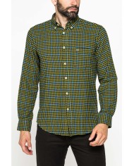 CAMICIA FANTASIA IN FLANELLA LEGGERA CON PREGIATO FILATO MELANGE CAMICIA FANTASIA IN FLANELLA LEGGERA CON PREGIATO FILATO MELANGE
