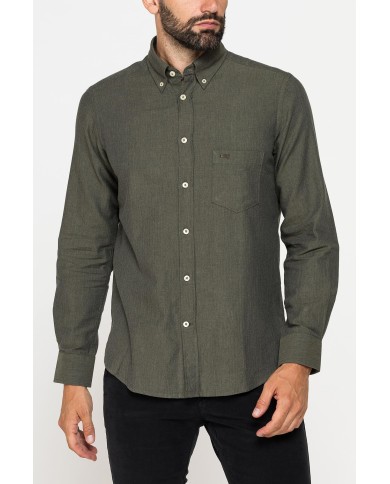 CAMICIA DI FLANELLA IN COLORI TINTA UNITA CON TASCHINO