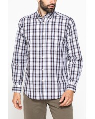 CAMICIA FANTASIA TINTO FILO CON COLLO BUTTON-DOWN CAMICIA FANTASIA TINTO FILO CON COLLO BUTTON-DOWN