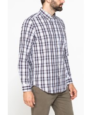 CAMICIA FANTASIA TINTO FILO CON COLLO BUTTON-DOWN CAMICIA FANTASIA TINTO FILO CON COLLO BUTTON-DOWN