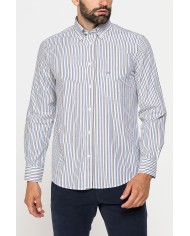 CAMICIA FANTASIA TINTO FILO CON COLLO BUTTON-DOWN CAMICIA FANTASIA TINTO FILO CON COLLO BUTTON-DOWN
