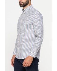 CAMICIA FANTASIA TINTO FILO CON COLLO BUTTON-DOWN CAMICIA FANTASIA TINTO FILO CON COLLO BUTTON-DOWN