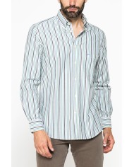 CAMICIA FANTASIA TINTO FILO CON COLLO BUTTON-DOWN CAMICIA FANTASIA TINTO FILO CON COLLO BUTTON-DOWN