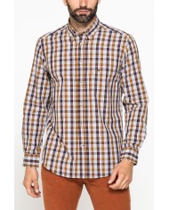 CAMICIA FANTASIA TINTO FILO CON COLLO BUTTON-DOWN CAMICIA FANTASIA TINTO FILO CON COLLO BUTTON-DOWN