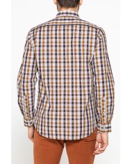 CAMICIA FANTASIA TINTO FILO CON COLLO BUTTON-DOWN CAMICIA FANTASIA TINTO FILO CON COLLO BUTTON-DOWN