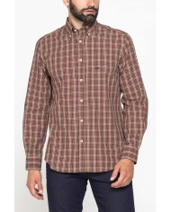 CAMICIA FANTASIA TINTO FILO CON COLLO BUTTON-DOWN CAMICIA FANTASIA TINTO FILO CON COLLO BUTTON-DOWN