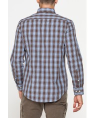 CAMICIA FANTASIA TINTO FILO CON COLLO BUTTON-DOWN CAMICIA FANTASIA TINTO FILO CON COLLO BUTTON-DOWN