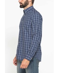 CAMICIA FANTASIA TINTO FILO CON COLLO BUTTON-DOWN CAMICIA FANTASIA TINTO FILO CON COLLO BUTTON-DOWN