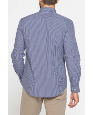 CAMICIA FANTASIA TINTO FILO CON COLLO BUTTON-DOWN CAMICIA FANTASIA TINTO FILO CON COLLO BUTTON-DOWN