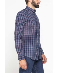 CAMICIA FANTASIA TINTO FILO CON COLLO BUTTON-DOWN CAMICIA FANTASIA TINTO FILO CON COLLO BUTTON-DOWN