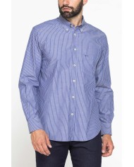 CAMICIA FANTASIA TINTO FILO CON COLLO BUTTON-DOWN CAMICIA FANTASIA TINTO FILO CON COLLO BUTTON-DOWN