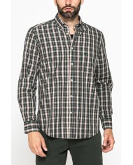 CAMICIA FANTASIA TINTO FILO CON COLLO BUTTON-DOWN CAMICIA FANTASIA TINTO FILO CON COLLO BUTTON-DOWN