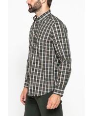 CAMICIA FANTASIA TINTO FILO CON COLLO BUTTON-DOWN CAMICIA FANTASIA TINTO FILO CON COLLO BUTTON-DOWN