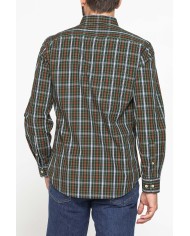 CAMICIA FANTASIA TINTO FILO CON COLLO BUTTON-DOWN CAMICIA FANTASIA TINTO FILO CON COLLO BUTTON-DOWN