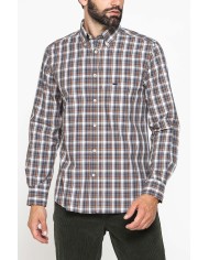 CAMICIA FANTASIA TINTO FILO CON COLLO BUTTON-DOWN CAMICIA FANTASIA TINTO FILO CON COLLO BUTTON-DOWN