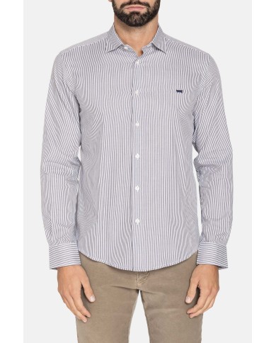 CAMICIA STIRO FACILE FANTASIA TINTO FILO