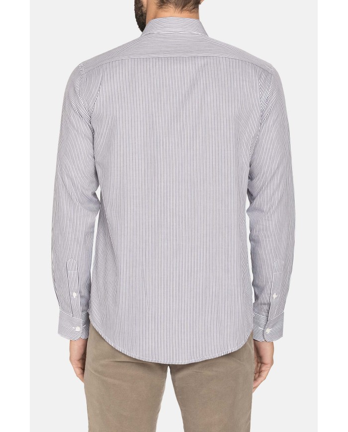 CAMICIA STIRO FACILE FANTASIA TINTO FILO