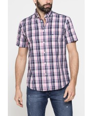 CAMICIA A MANICA CORTA IN COTONE CON FANTASIA CAMICIA A MANICA CORTA IN COTONE CON FANTASIA
