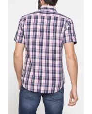 CAMICIA A MANICA CORTA IN COTONE CON FANTASIA CAMICIA A MANICA CORTA IN COTONE CON FANTASIA