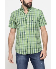 CAMICIA A MANICA CORTA IN COTONE CON FANTASIA CAMICIA A MANICA CORTA IN COTONE CON FANTASIA