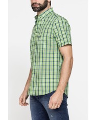 CAMICIA A MANICA CORTA IN COTONE CON FANTASIA CAMICIA A MANICA CORTA IN COTONE CON FANTASIA