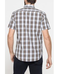 CAMICIA A MANICA CORTA IN COTONE CON FANTASIA CAMICIA A MANICA CORTA IN COTONE CON FANTASIA