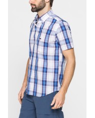 CAMICIA A MANICA CORTA IN COTONE CON FANTASIA CAMICIA A MANICA CORTA IN COTONE CON FANTASIA