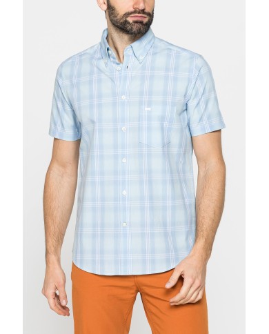 CAMICIA A MANICA CORTA IN COTONE CON FANTASIA