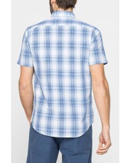 CAMICIA A MANICA CORTA IN COTONE CON FANTASIA CAMICIA A MANICA CORTA IN COTONE CON FANTASIA