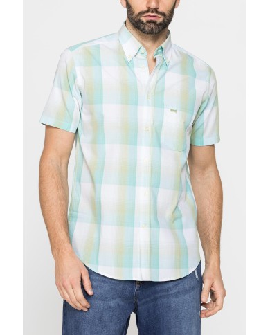 CAMICIA A MANICA CORTA IN COTONE CON FANTASIA