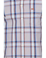 CAMICIA A MANICA CORTA IN COTONE CON FANTASIA CAMICIA A MANICA CORTA IN COTONE CON FANTASIA