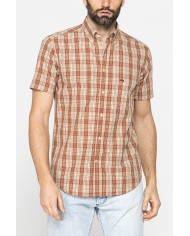 CAMICIA A MANICA CORTA IN COTONE CON FANTASIA CAMICIA A MANICA CORTA IN COTONE CON FANTASIA
