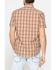 CAMICIA A MANICA CORTA IN COTONE CON FANTASIA CAMICIA A MANICA CORTA IN COTONE CON FANTASIA