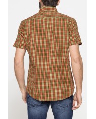 CAMICIA A MANICA CORTA IN COTONE CON FANTASIA CAMICIA A MANICA CORTA IN COTONE CON FANTASIA