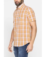 CAMICIA A MANICA CORTA IN COTONE CON FANTASIA CAMICIA A MANICA CORTA IN COTONE CON FANTASIA
